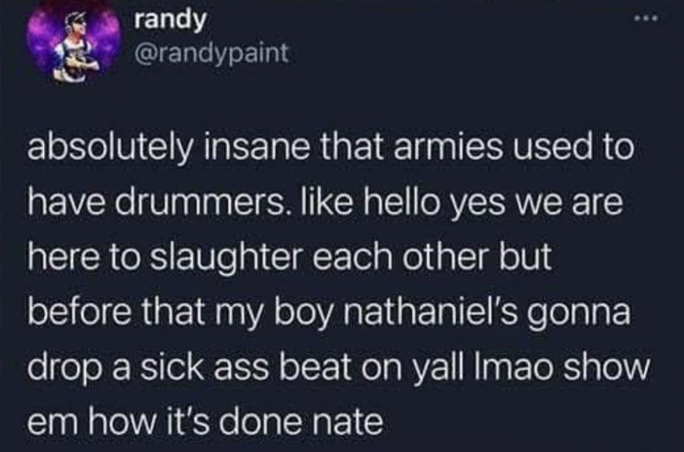 Screenshot of a tweet