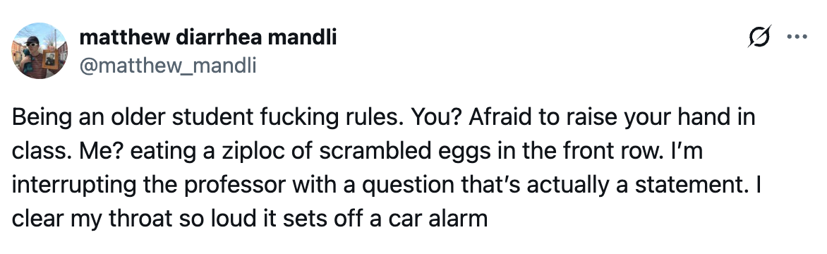 Screenshot of a tweet